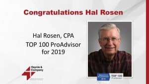 Hal Rosen Top 100 ProAdvisor