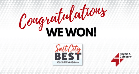 Haynie Wins Salt Lake City Best Award