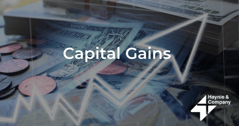 Money with Arrow Pointing Up Representing Capital Gains