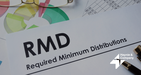 RMD document with charts, Haynie logo.