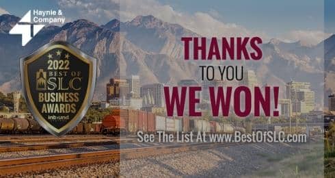 Award-winning Haynie in Salt Lake City with mountain backdrop.